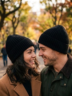 Hamze Fitilli Örme Dikişsiz Unisex Kaliteli Kışlık Bere