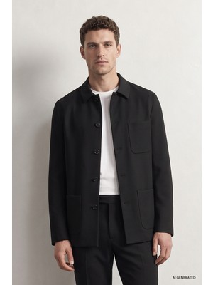 D'S Damat Ds Damat Comfort Siyah Spor Takim Elbise