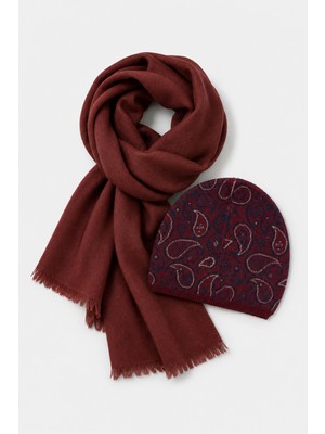 D'S Damat Ds Damat Kiremit Atki Bere Set