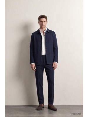 D'S Damat Ds Damat Comfort Lacivert Spor Takim Elbise