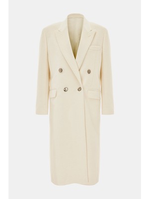 Vakko Ecru Coat