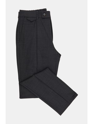 Berwich Vakko By Berwıch Smoke Grey Trousers