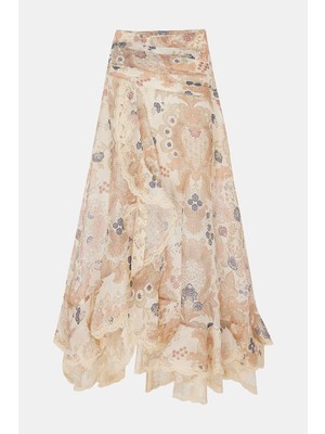 Zimmermann Zımmermann Cream Skirt