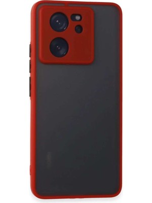 Mi 13T Pro Kılıf Montreal Silikon Kapak - Kırmızı