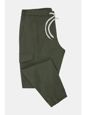 PT01  Vakko By PT01 Aqua Green Plain Diagonal Weave Trousers