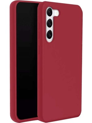Galaxy S24 Plus Kılıf First Silikon - Kırmızı