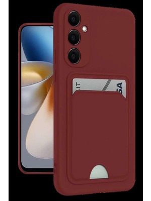 Galaxy M15 Kelvin Kartvizitli Silikon - Bordo