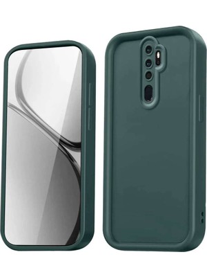 Redmi Note 8 Pro Kılıf Viera Silikon - Koyu Yeşil