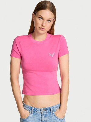 Victoria's Secret Stretch Cotton Slim-Fit T-Shirt