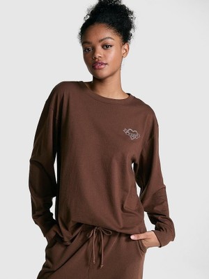 Victoria's Secret Campus Cotton Long-Sleeve T-Shirt