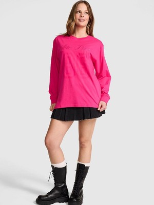 Victoria's Secret Campus Cotton Long-Sleeve T-Shirt