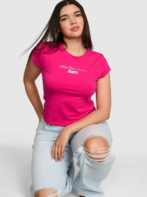 Victoria's Secret Cotton Peter Pan Collar T-Shirt