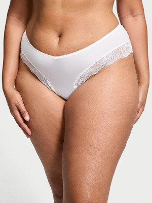 Victoria's Secret Rose Lace High-Leg Cut Cheeky Panty