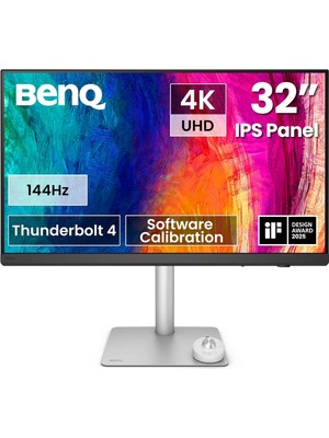 Tr PD3226G 32'' IPS 4K UHD 1 Ms 144 Hz Thunderbolt4 USB Amdfreesync Grafik Tasarım Video Editing Mo