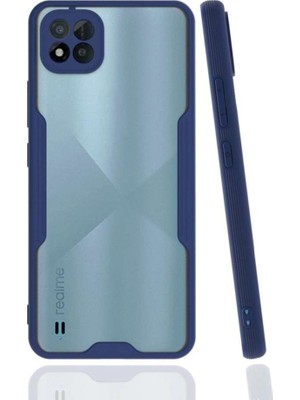 Realme C11 2021 Kılıf Platin Silikon - Lacivert