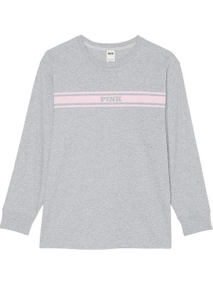 Victoria's Secret Campus Cotton Long-Sleeve T-Shirt