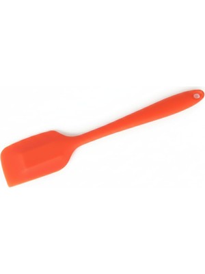 Tr Silikon Spatula ve Sıyırıcı, Tek Parça Tasarım (1, Turuncu)