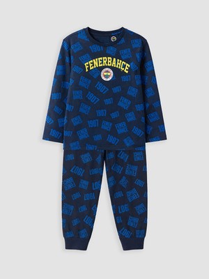 Lc Waikiki Yeni Sezon Lacivert Fenerbahçe Bisiklet Yaka Erkek Çocuk Pijama Takım