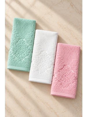 Gonca Renkli Mutfak Havlusu 30X50 cm 3’lü Set %100 Pamuk