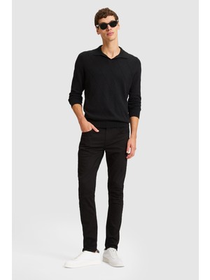 U.S. Polo Assn. Erkek Siyah Slim Fit Jean Pantolon 50325211-DN0027