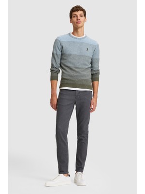 U.S. Polo Assn. Erkek Gri Slim Fit Jean Pantolon 50325193-DN0025
