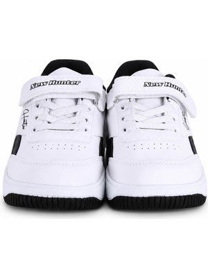 Trender New Hunter Filet 256 Siyah - Beyaz Erkek Çocuk Sneaker HN04C256