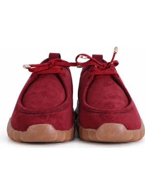 Trender 150-108 Bordo Kadın Casual Ayakkabı 27KBF2000001
