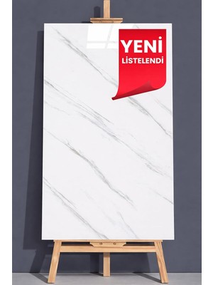 Tr Ukab Dekor Kendinden Yapışkanlı 3D Beyaz Esnek Köpük Pvc Duvar Paneli 30X60 cm (0,18 M²) Ba