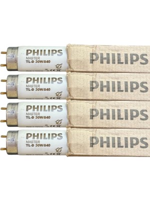 Tr Master Tl-D 30W 840 Günışığı G13 T8 Floresan Ampul, 4 Adet