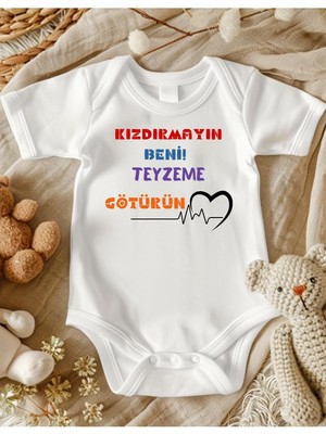 Tr Lupi Teyze Yazılı Bebek Zıbın Yüzde Yüz Pamuk 804, Yenidoğan