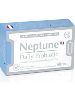 Tr Neptüne Daily Probiotic 30 Kapsul
