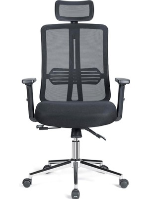 Tr Velora Plus Ergonomik Çalışma Koltuğu Ofis Sandalyesi Fileli Sırt 2d Hareketli Kolçaklar Ay