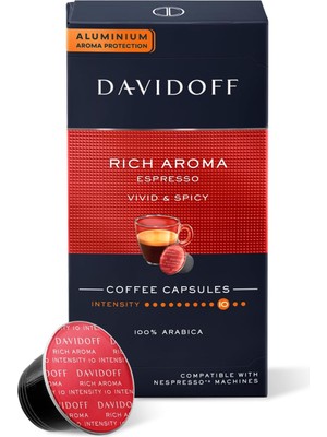 Tr Rich Aroma Espresso 10LU Kapsül Kahve, DRAE10
