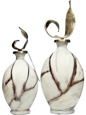 Lara Decor Mocha Döküm Kapaklı Oval Küp Seti