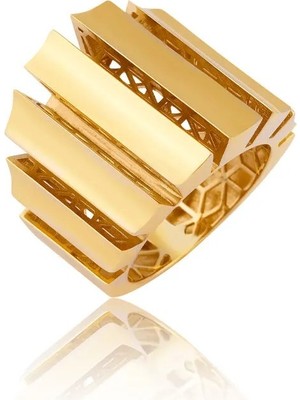 Regold Tasarım Dörtgen Yüzük