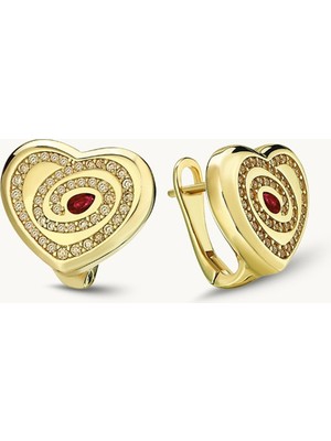 Cetaş Love & Heart Küpe