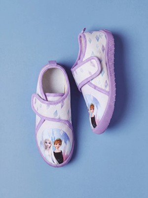 Lc Waikiki Yeni Sezon Lila Frozen Baskılı Kız Çocuk Panduf