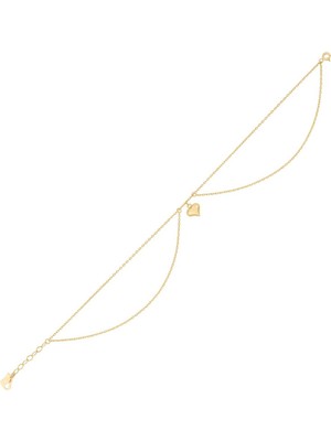 Ema Jewellery Kalp Altın Halhal