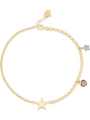 Ema Jewellery Yıldız Şans Altın Halhal