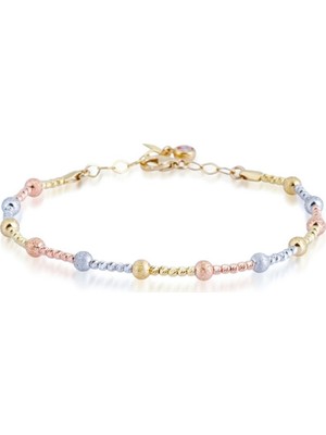 Ema Jewellery Altın Top Top Bileklik