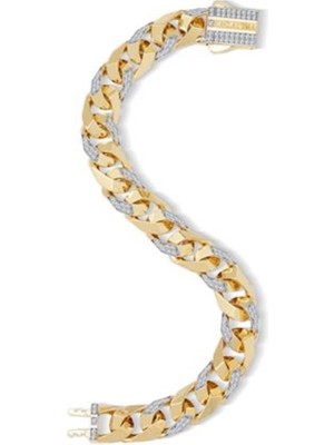 Ema Jewellery 9 mm Taşlı Piramit Gurmet Bileklik