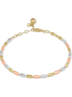 Ema Jewellery Altın Üç Renk Trend Bileklik