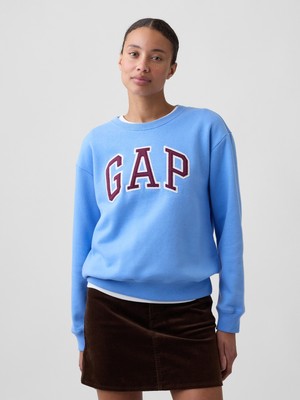 Gap Kadın Açık Mavi Gap Logo Sweatshirt