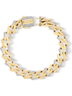 Ema Jewellery 11 mm Taşlı Z Gurmet Bileklik