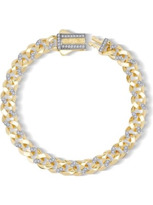 Ema Jewellery 7 mm Taşlı Gurmet Bileklik