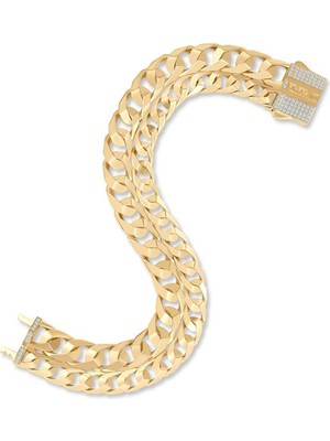 Ema Jewellery Iki Sıra Piramit Gurmet Bileklik