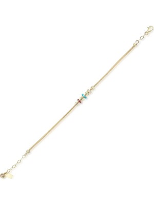 Ema Jewellery Altın Mineli Trend Bileklik