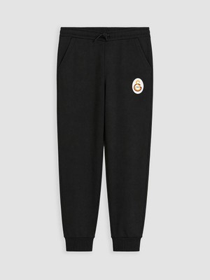 Lc Waikiki Yeni Sezon Siyah Galatasaray Baskılı Erkek Çocuk Jogger Eşofman Altı