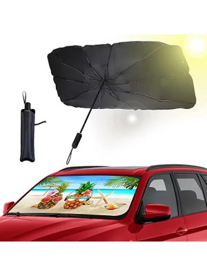 Toyota Yaris, Vw Polo, Kia Rio, Fiat Punto, Hyundai Accent Blue Uyumlu Oto Şemsiye