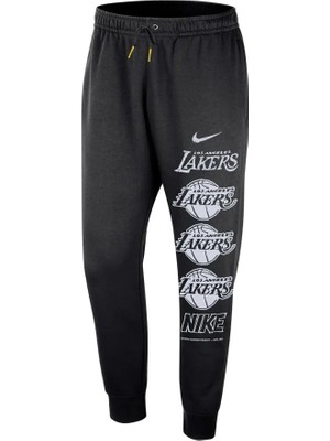 Nike Erkek Siyah Los Angeles Lakers Courtside Nba Club Fleece Jogger Eşofman Altı - M Pant - | IB0025-010